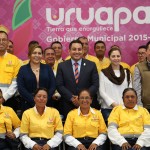 Entregan autoridades de Uruapan, equipamiento a elementos de Tránsito y Vialidad